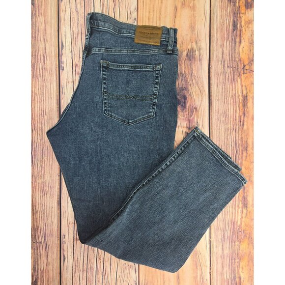 Lucky Brand 121 Slim Fit Mens Jeans 38 x 32 Medium Wash Stretch Casual Jeans - Picture 3 of 9